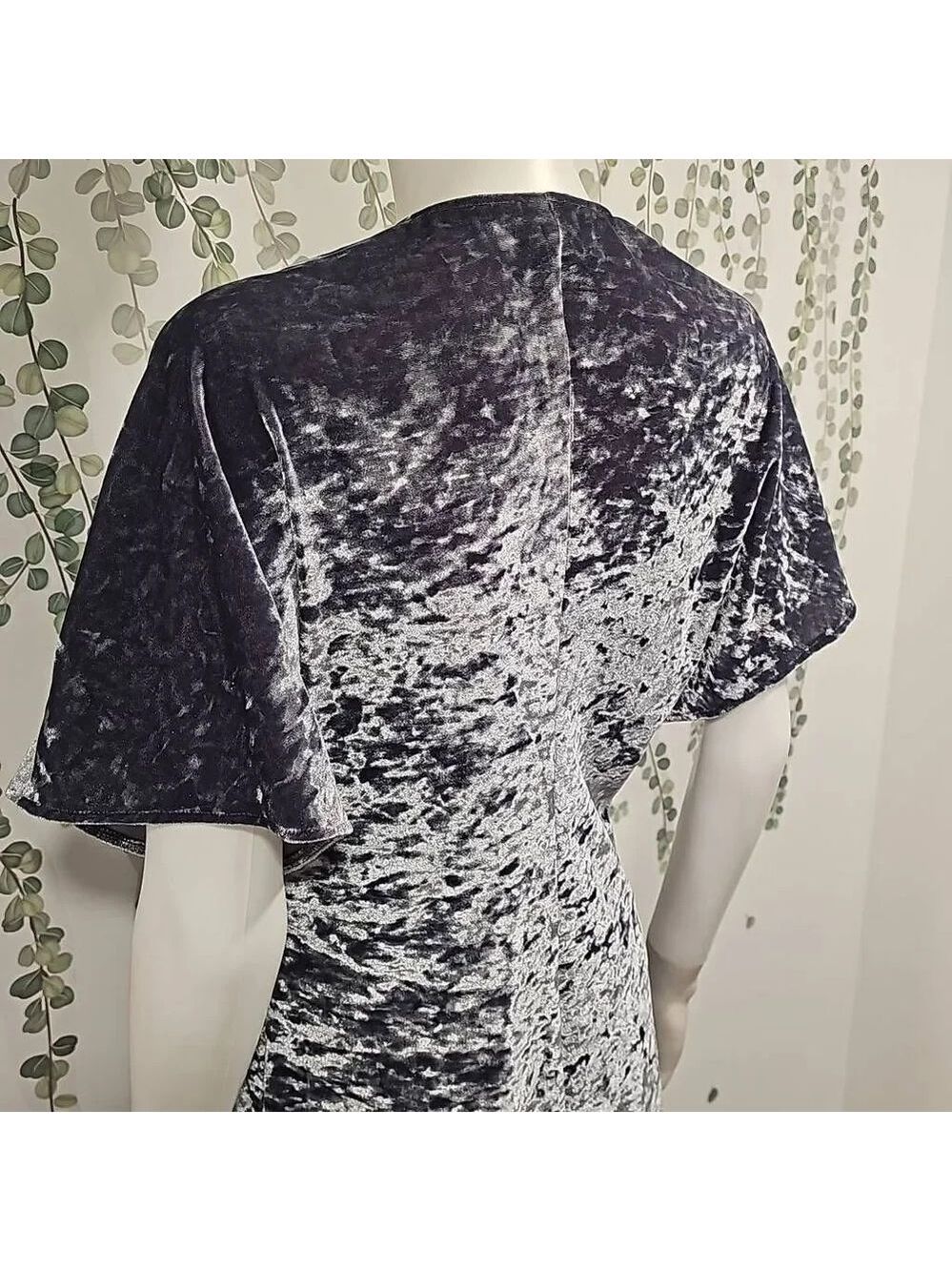 NWOT Show Me Your MuMu Crushed Velvet Mini Dress - Picture 6 of 9